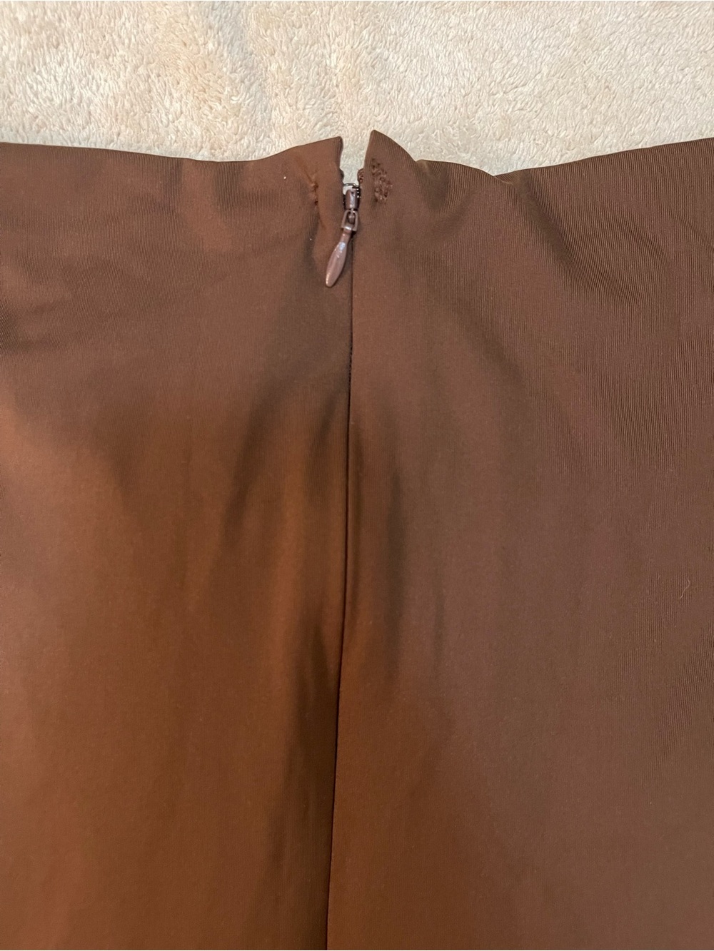SKIMS All-In-One Strapless Jumpsuit 4X Umber Brown Shapewear Catsuit - Picture 6 of 7